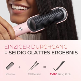 TYMO Ring Straightening Brush Керамический выпрямитель и расческа 2 в 1