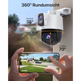 Уличная камера видеонаблюдения Tenda CH7 4MP WiFi 