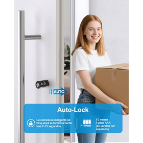 Розумний дверний замок WELOCK U71 з відбитком пальця, RFID та додатком, WiFi, IP65