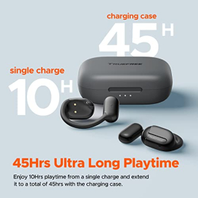 Auriculares abiertos truefree O1 BT 5.3, 45 h, deportivos