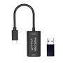 Tarjeta de captura de video HDMI de 1080p a 60 fps con captura de video USB 2.0 y adaptador tipo C