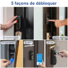 Serrure connectée biométrique RUILON U81 à code, RFID and empreinte digital