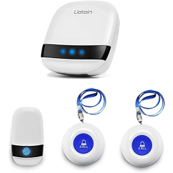 LIOTOIN Wireless Emergency Call Button for Seniors, 3 Transmitters, 1 Receiver