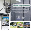 GUOANVISION Outdoor Surveillance, 6MP Dual Lens Surveillance Camera, IP66 Outdoor Security Camera with Automatic Tracking, Night Vision, 24/7 Outdoor Camera