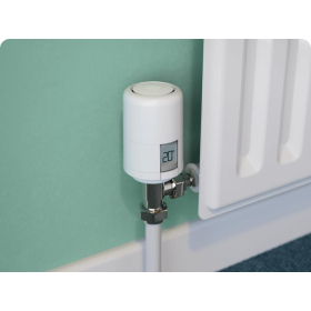 Hive UK7004240 Válvula termostática inteligente para radiador (TRV), compatible con smartphone, color blanco