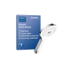 Duravit Universal Handbrause 120 mm, 3 Strahlarten Rain Pulse Mono, Chrom Weiß