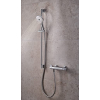 Duravit Universal Handbrause 120 mm, 3 Strahlarten Rain Pulse Mono, Chrom Weiß