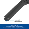 Duravit Universal Shower System Rain, height-adjustable, matte black