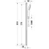 Duravit UV0682005010 universal shower set, chrome