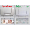 Spare parts set for Geberit cistern 1988-1998, conversion to 2-flush