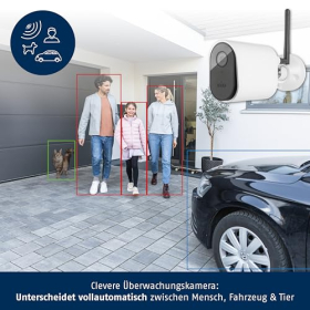 STANLEY SmartLook Tube WLAN Außenkamera mit Bewegungserkennung & App