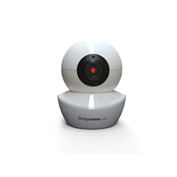 Babysense Aggiungi Camera for Baby Video Monitor V43, Zoom Tilt Panorama Distance, Night Light Adjustable, Audio at Night, Night Vision