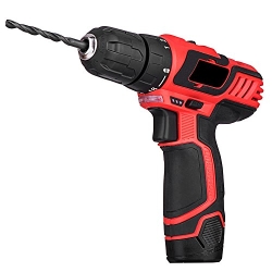 Cordless drill driver 12V - 77 accessories, 28 Nm, 2 gears, with battery