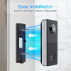 2K video doorbell with SD, Wi-Fi, battery, IP65, night vision & audio