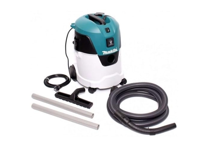 Пылесос Makita VC2512L, барабанный, для сухой и влажной уборки, чёрно-синий металлик Пылесос Makita VC2512L, барабанный, для сухой и влажной уборки, чёрно-синий металлик