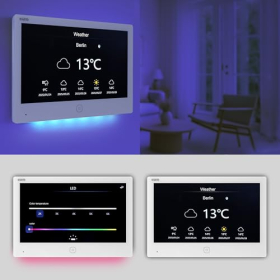 Видеодомофон EURA VDP с Wi-Fi, 7-дюймовым цветным монитором и RFID-меткой