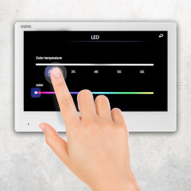 Видеодомофон EURA VDP с Wi-Fi, 7-дюймовым цветным монитором и RFID-меткой