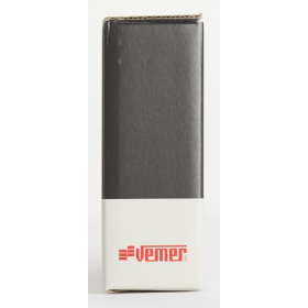 VEMER VE075800 Termostato diurno con cursor, funciona con pilas, gris