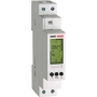 VEMER VE758100 Micro D – digital programmierbarer Timer mit Tagesprogrammierung für DIN-Schienenmontage, weiß