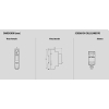 VEMER VE758100 Micro D – digital programmable timer with daily programming for DIN rail mounting, white