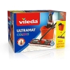 Vileda Ultramax Juego completo de mopa 2 en 1, fregona con mango, funda de microfibra y cubo con Powerpresse, edición especial limitada, color coral