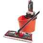 Vileda Ultramax Complete 2-in-1 Mop Set, Mop with Handle, Microfiber Cover and Bucket with Power Press, Limited Special Edition, Coral