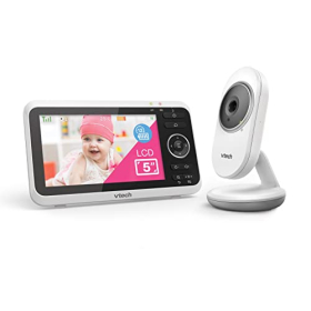 Видеоняня VTech VM350 с подвижной камерой, цветным дисплеем и функцией ночного видения