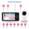 Видеоняня VTech VM350 с подвижной камерой, цветным дисплеем и функцией ночного видения