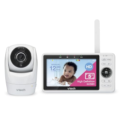 Дитячий монітор VTech VM901-1W – розумна HD-камера з керуванням за допомогою застосунку та 5-дюймовим дисплеєм
