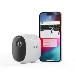Arlo Essential WiFi surveillance camera for indoor & outdoor use, white
