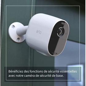 Cámara de vigilancia WiFi Arlo Essential para uso en interiores y exteriores, color blanco