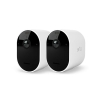 Arlo Pro 4 Spotlight WLAN Outdoor-Kamera 2er-Set, 2K, Farb-Nachtsicht, Bewegungsmelder, 2-Wege-Audio, kabellos