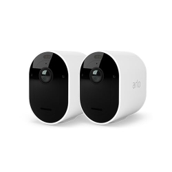Arlo Pro 4 Spotlight WLAN Outdoor-Kamera 2er-Set, 2K, Farb-Nachtsicht, Bewegungsmelder, 2-Wege-Audio, kabellos