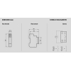 VEMER VP878300 Electrical timer switch for DIN rail, grey