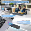 USB-накопитель для iPhone 256 ГБ, сертифицированный Apple Lightning, Vackiit USB C-накопитель USB 3.0 для фотографий, расширение памяти для iPad, iOS, OTG телефона Android, ПК