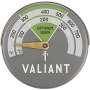 Valiant Premium IV Ofenventilatoren und magnetisches Thermometer, Schwarz