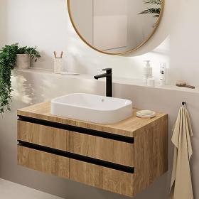 Змішувач для раковини hansgrohe Vernis Blend 190 чорний 