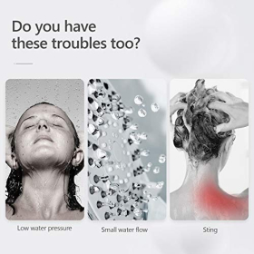 Dothnix High Pressure Shower Head, Water Saving, Handheld Shower, G1/2, Universal Fit