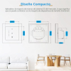 Wi-Fi roller shutter switch with timer and LED, compatible with Alexa and Google