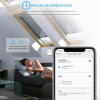 Wi-Fi roller shutter switch with timer and LED, compatible with Alexa and Google