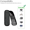 2.4GHz Air Mouse Remote Control with Keyboard, for Android TV Box, Smart TV, Computer, Laptop, Projector, HTPC, Media Player