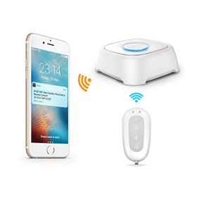 Комплект бездротової сигналізації Smanos Wifi W220 - сумісний з Alexa, Google Assistant, IFTTT, системою сигналізації «Розумний дім»