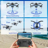 S118 Drone with Camera HD 1080P, RC FPV Drones for Kids and Beginners, Foldable Quadcopter with 2 Batteries, Brushless Motor, One Touch Start/Landing