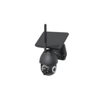 Cámara de vigilancia exterior Daewoo W508MG de 3 MP con panel solar, detección de movimiento y control remoto