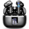Bluetooth Kopfhörer, Kabellose Bluetooth 5.4 In-Ear Kopfhörer mit 4 ENC Mic, Kabellose Kopfhörer Deep Bass 38 Stunden Ohrhörer, LED Display, Touch Control, IPX7 Wasserdichte Ohrhörer, USB-C