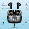 Bluetooth Kopfhörer, Kabellose Bluetooth 5.4 In-Ear Kopfhörer mit 4 ENC Mic, Kabellose Kopfhörer Deep Bass 38 Stunden Ohrhörer, LED Display, Touch Control, IPX7 Wasserdichte Ohrhörer, USB-C
