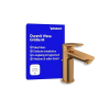 Duravit Wave Waschtischarmatur mit Pop-up-Ablauf, gebürstetes Bronze