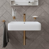 Duravit Wave Waschtischarmatur mit Pop-up-Ablauf, gebürstetes Bronze
