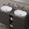 Duravit Wave washbasin mixer XL, spout height 236 mm, Brushed Bronze