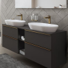 Duravit Wave washbasin mixer XL, spout height 236 mm, Brushed Bronze